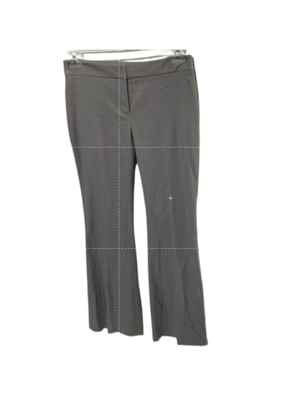 Tahari Women's Mid-Rise Gray Textured Bootcut Trouser Dress Pants Size 6